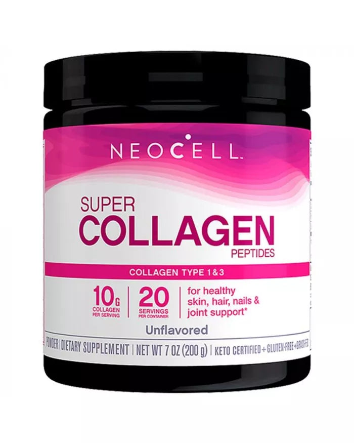 NeoCell Super Collagen Powder For Healthy Skin, Hair, Nails & Joint Support, Unflavoured 200 g