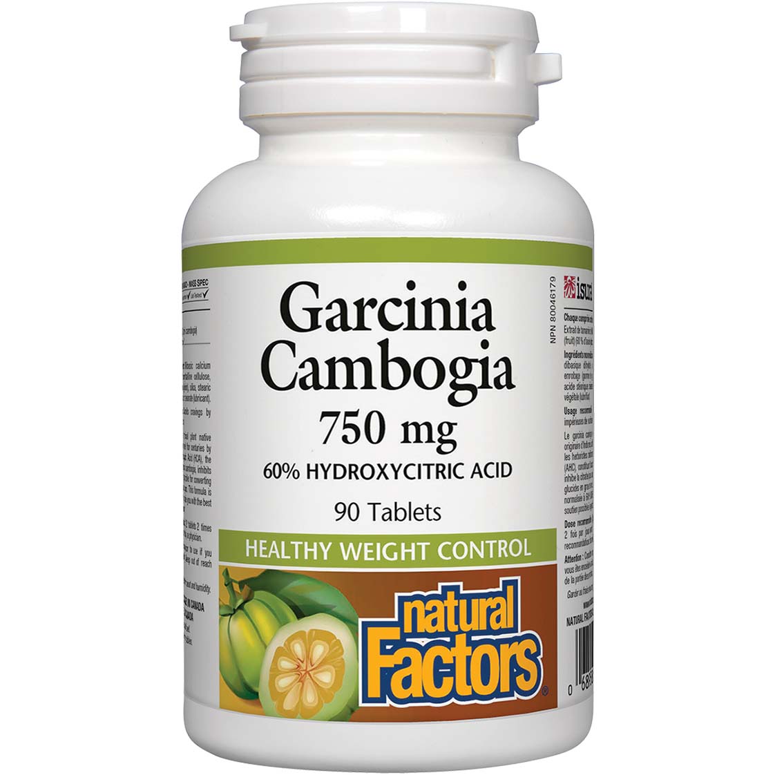 Natural Factors Garcinia Cambogia, 750 mg, 90 Tablets