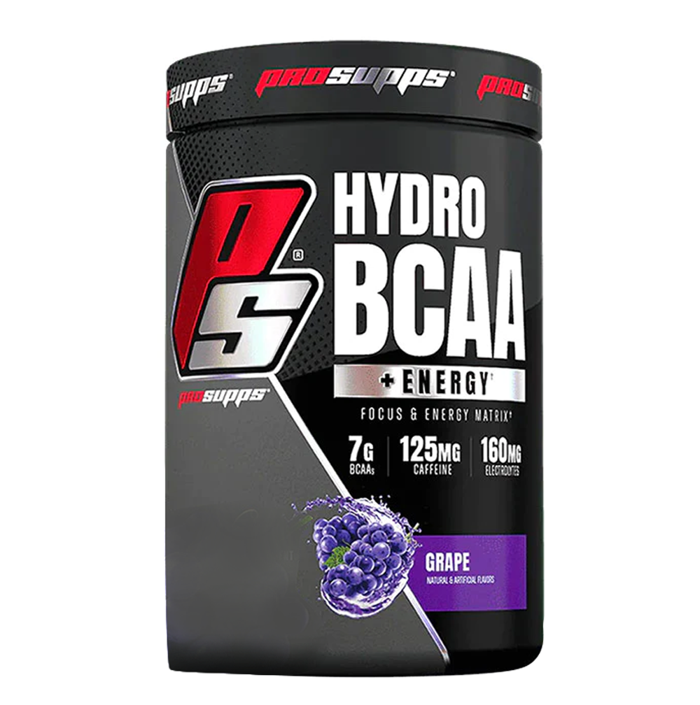 Pro Supps Hydro Bcaa + Energy, Grape, 35