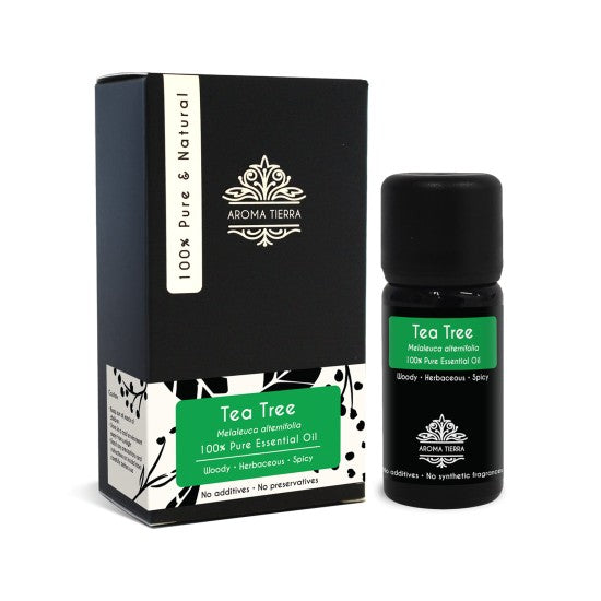 Aroma Tierra Tea Tree Essential Oil (Australia) 100% Pure & Natural - 10ml