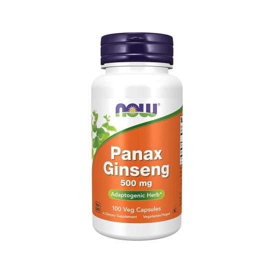Now Foods Panax Ginseng 500 mg 100 Veg Capsules