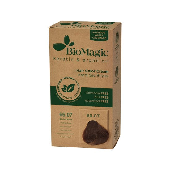 Biomagic Permanent Hair Color 66.07 Chocolate Brown