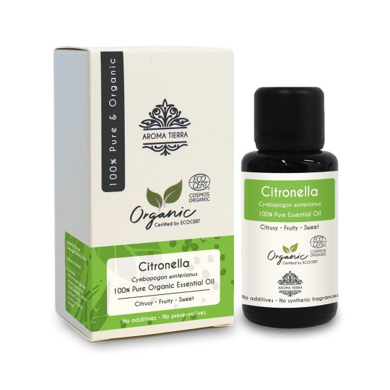 Aroma Tierra Organic Citronella Essential Oil 30ml