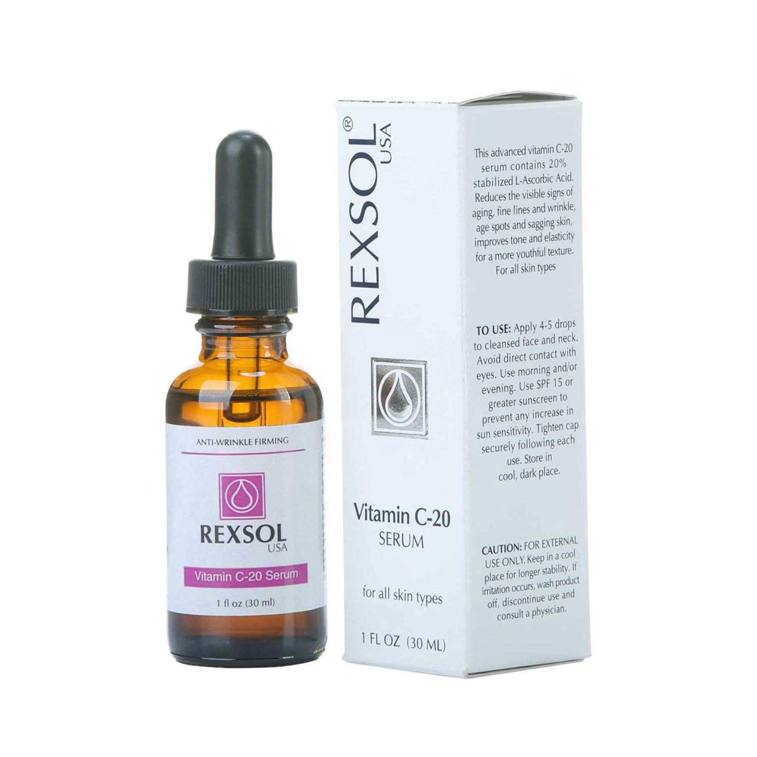 Rexsol Vitamin C-20 Anti-Aging Face Serum 30ml