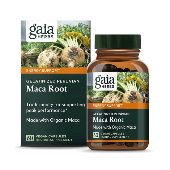 Gaia Herbs Maca Root 60 Capsules