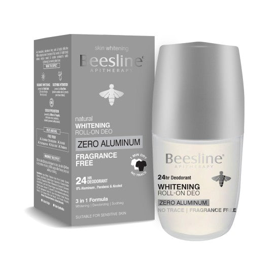 Beesline Whitening Roll-On Zero Aluminum Fragrance-free 50 ml