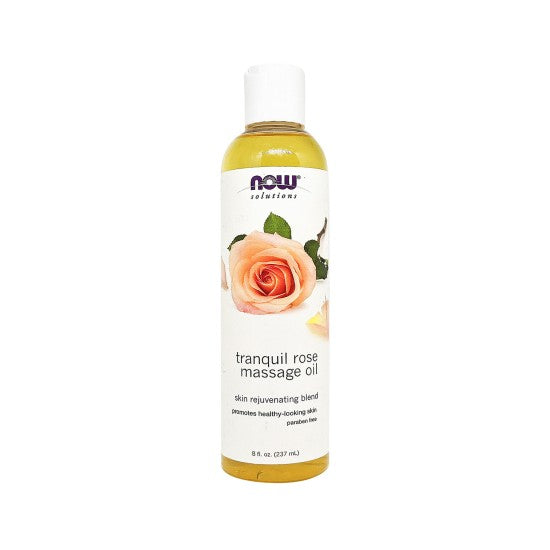 Now Solutions, Tranquil Rose Massage Oil 237 ml