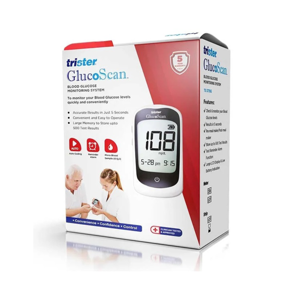 Trister GlucoScan Blood Glucose Meter - Model TS 377BG