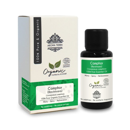 Aroma Tierra Organic Ravintsara Essential Oil (Camphor Leaf) 30ml