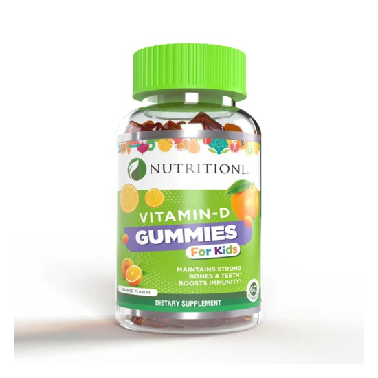 Nutritionl Vitamin D3 Kids 60 Gummies