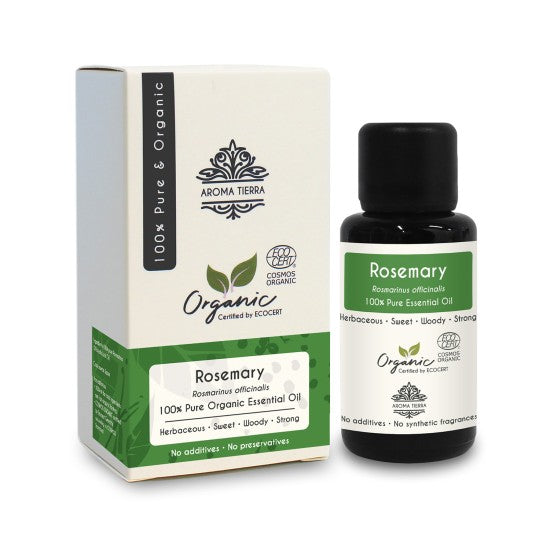 Aroma Tierra Organic Rosemary Essential Oil (Spain) 30ml