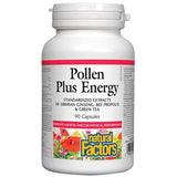 Natural Factors Pollen Plus Energy, 90 Capsules