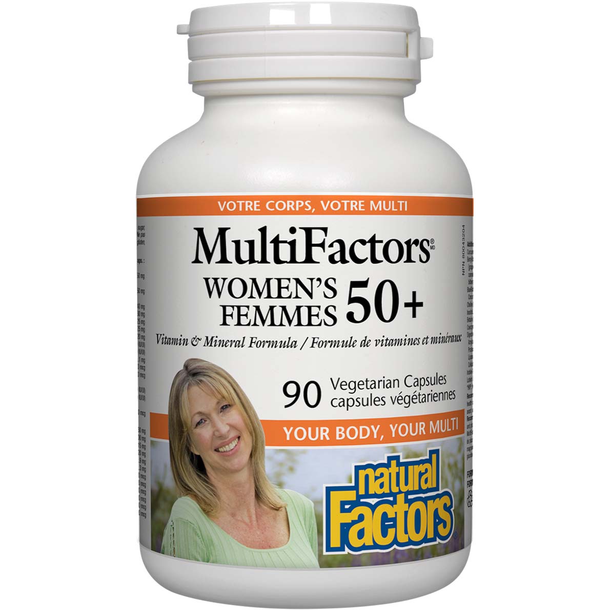 Natural Factors Multi Factors Women 50 Plus, 90 Veggie Capsules